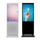 Kundenspezifische weiße vertikale Werbung LCD zeigt Anzeige 65 Zoll LCD-digitaler Beschilderung an