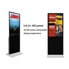 Lcd-Werbung der 55 Zoll-Innenboden-Stand Wifi-Touch Screen Kiosk-digitalen Beschilderung