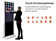 Lcd-Werbung der 55 Zoll-Innenboden-Stand Wifi-Touch Screen Kiosk-digitalen Beschilderung