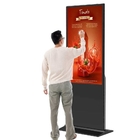 Kiosk der digitalen Beschilderung Wifi-Touch Screen 55-Zoll-Boden, der Lcd-Werbungs-Spieler steht