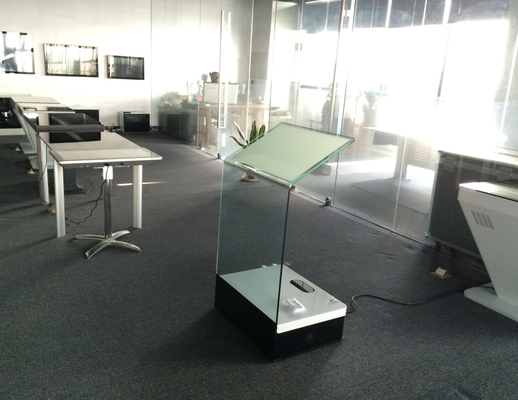 Ganz eigenhändig geschrieber Projektions-Schirm-Kiosk Holo-Projektor-Multimedia-Kiosk