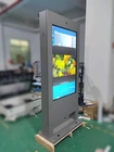 Doppelte Seite LCD-Werbungs-Spieler im Freien 32 55 86 Zoll-kapazitiver Kiosk