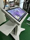 Intelligenter Doppelschirm AIO Tagungspodium 32 &quot;Fenster interaktives PCAP plus 10 &quot;Lcd-Display-Monitor Schreibtisch