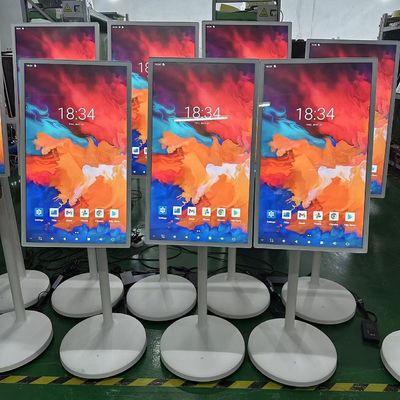 32 Zoll-Stand Portable Smart Interactive Touch Kiosk Mobil drahtloser LCD-Rotationsbildschirm