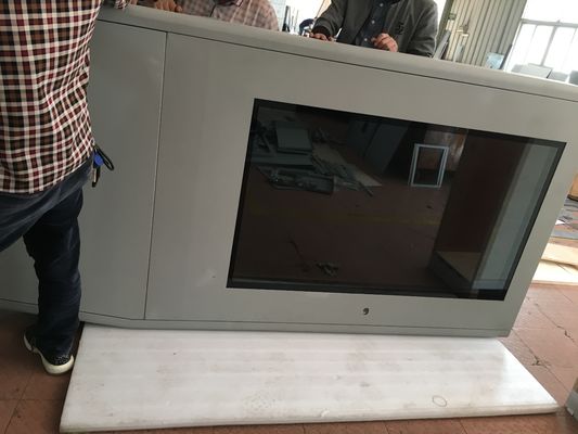 TFT-LCD einseitige digitale Beschilderung Zic beschichtet Stahlkörper mit Kühlsystem Klimaanlage