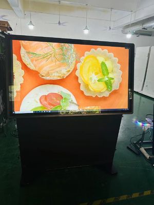 55-Zoll-Stand-Touchscreen-Kiosk-Lcd-Pccap-Monitor mit eingebautem i7-Computer