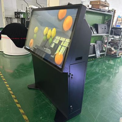 55-Zoll-Stand-Touchscreen-Kiosk-Lcd-Pccap-Monitor mit eingebautem i7-Computer