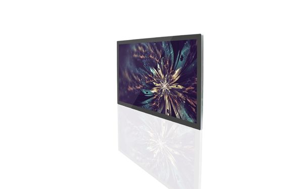 65 Zoll 4K Ultra HD Wandmontierte Digitale Beschilderung mit 4mm/10mm Spliced Kanten und Infrarot-Touch Panel