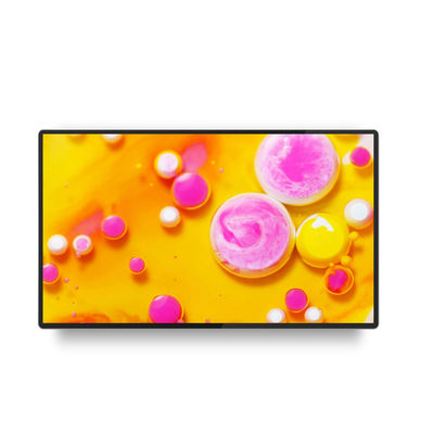 65 Zoll 4K Ultra HD Wandmontierte Digitale Beschilderung mit 4mm/10mm Spliced Kanten und Infrarot-Touch Panel