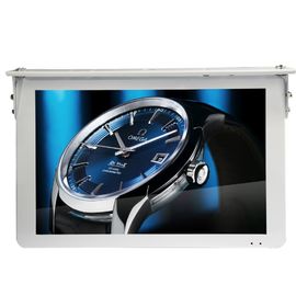 Viererkabel-Kern-Android-Bus-digitale Beschilderung LCD 19 Zoll IR-Fernsteuerungsdach-Berg