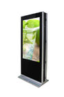 Freier stehender Kiosk Wifi-digitaler Beschilderung 55 Zoll verdoppeln Seiten-Pixel-Neigung 0.63X0.63 Millimeter