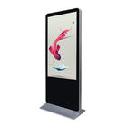 vertikaler Kiosk der digitalen Beschilderung 43 Zoll lcd-Bildschirmanzeige auf Rädern für Bürolobby