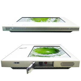 Leserfahrwerkes lcd des Bergs RFID der Wand 19inch Multimediaspieler-Werbungskiosks Touch Screen Fernsehdigitale Anschlagtafel des androiden