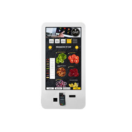 32" 42" Nahrungsmitteleinrichtungsselbstservice-Zahlungs-Kiosk mit kapazitivem Noten-Barcode-Leser