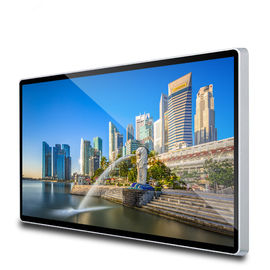 Splitterrand Flughafen-an der Wand befestigter Kiosk der runden Ecke 43inch, der Schirm LCD Digital mit Netz Wifi/3G annonciert