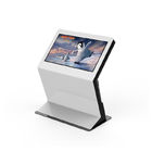 Populäres 55&quot; digitale Beschilderung mit touch Screen Tempared Glasbodenstandspieler für Einkaufszentrum