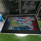 Multi Touch Screen Infrarottabelle, volle wechselwirkende Medien-Tabelle AR-Glasoberfläche 43&quot; 55&quot; HD
