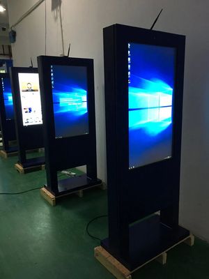 55-Zoll-Digital-Signage-Kiosk mit 1920x1080 Auflösung, kapazitivem Touch