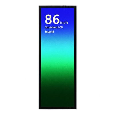 86-Zoll-Stretched-LCD-Display mit Android-Betriebssystem und Infrarot-Touchscreen für vertikale Installation