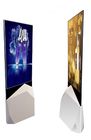 55&quot; Innen-Plakat-Monitor-Android-Doppelt-Seite Lcd-Schirm-Kiosk digitaler Beschilderung QLED Floorstand ultradünner beweglicher