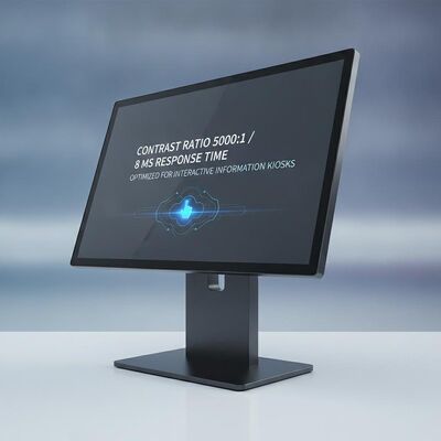 Kontrastverhältnis 5000 1 Touchscreen-Signage-Display mit 8 Ms Reaktionszeit, optimiert für interaktive Informationskioske