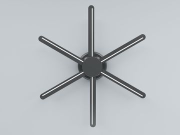 Werbung Wifi 65cm Hologramm-3D zeigt ganz eigenhändig geschriebes Foto-Video LED-Fan-3D für Projektor-Hologramm der Speicher-Stangen-3d an