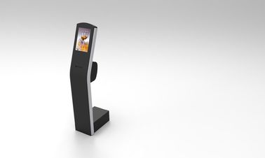 12.1 Zoll Boden stehend kapazitiver Touchscreen Kiosk mit THERMAL Drucker eingebaut Android oder PC OS für Zahlung Kiosk