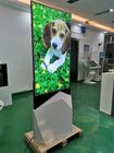 55&quot; Innen-Plakat-Monitor-Android-Doppelt-Seite Lcd-Schirm-Kiosk digitaler Beschilderung QLED Floorstand ultradünner beweglicher