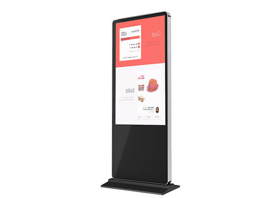 Digitale Beschilderung 75&quot; Anzeigen-Totem-Werbung des Boden-Berg-4K Innen-LCD für Einkaufszentrum