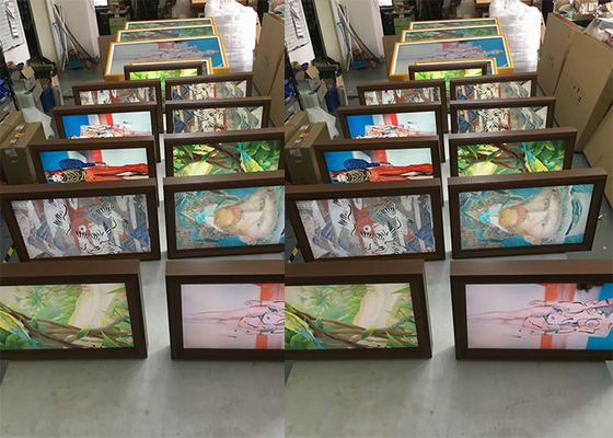 Galerie hölzerner Signage für intelligenten digitalen Bilderrahmen