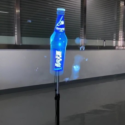 Hohes Anzeigen-Hologramm-Fan DC 12V 3A der Helligkeits-3D ganz eigenhändig geschriebes für die Werbung
