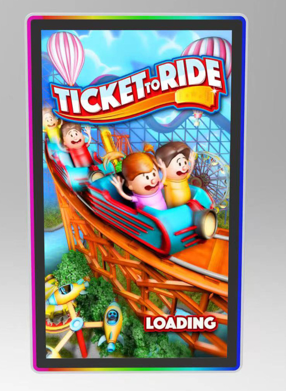 PCAP Touchscreen LCD-Monitor Größe von 10,1 Zoll bis 98 Zoll mit eingebauten bunten LED-Leuchten für Spielautomaten