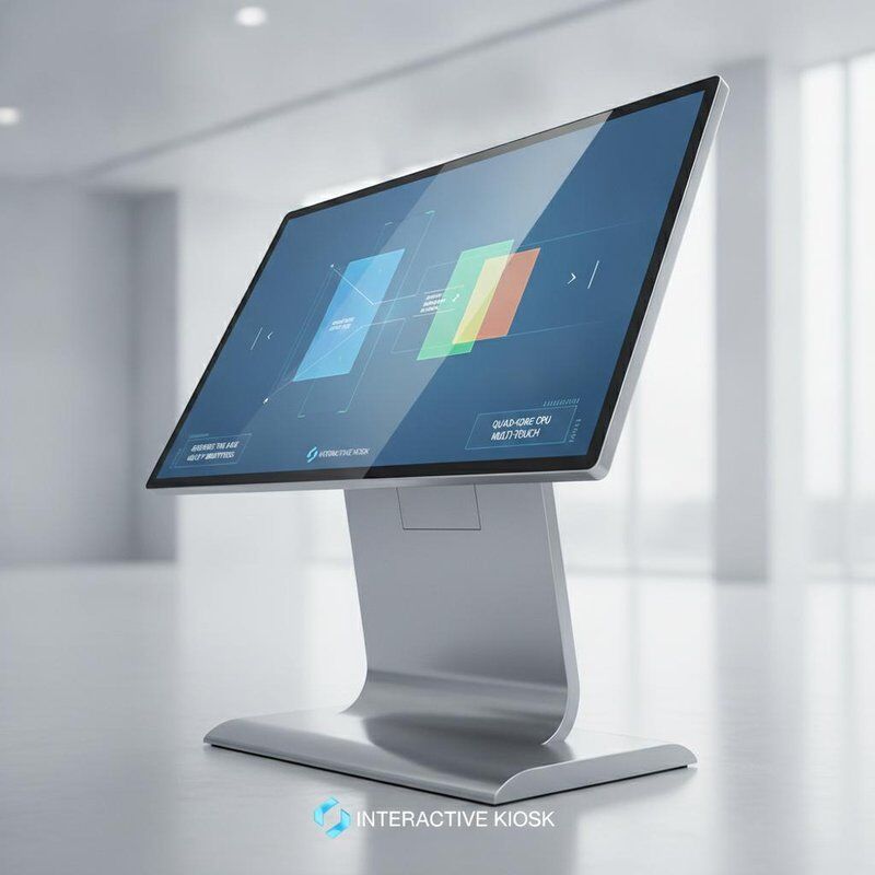Antwortzeit 8 Ms Multi Touch Digital Signage mit Quad-Core-CPU und 400 Cd m2 Helligkeit