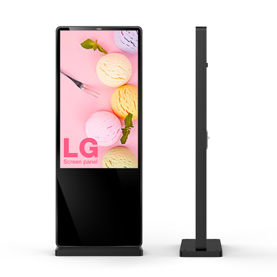 43 / 55 Kiosk der digitalen Beschilderung des Zoll-wasserdichter Werbungsschirm-2500nits im Freien