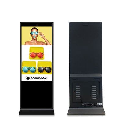 Vertikaler 43-Zoll-Infrarot-Touchscreen-Werbungskiosk Android-Digital-Signage-Kiosk