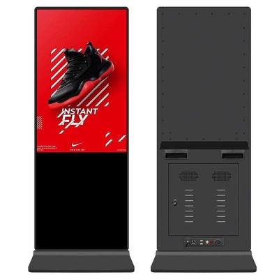 Kiosk der digitalen Beschilderung Wifi-Touch Screen 55-Zoll-Boden, der Lcd-Werbungs-Spieler steht
