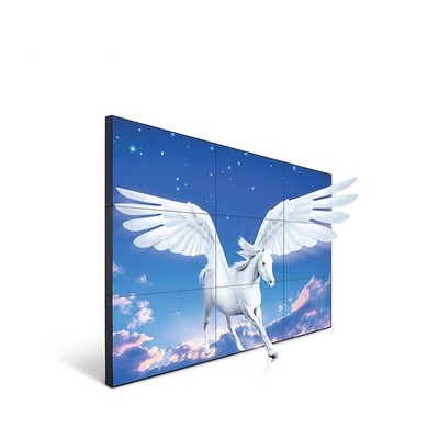 Digital Signage-Videowand für den Innenbereich 2K 4K HD 2x3 3x3 LCD-Videowand mit schmalem Rahmen
