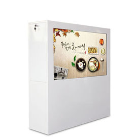 43 Zoll allein stehender transparenter Lcd-Schaukasten-Android-Netz Wifi-Werbungs-Spieler