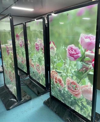 75 Stehende Digitale Beschilderung Innenraum Ultra dünne LCD Vollbildschirm