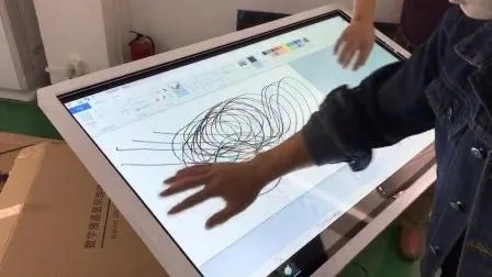 55 Zoll doppelseitiger Touchscreen-Kiosk mit 1920x1080 Auflösung