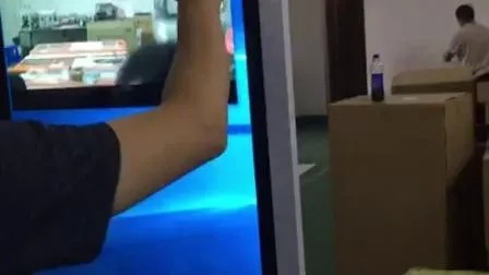 32 Zoll Android Bezahl-Kiosk mit 80mm Drucker und POS-Halter