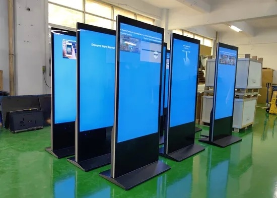 43-65 Zoll Infrarot Touch Digital Signage Kiosk mit 1920x1080 Auflösung
