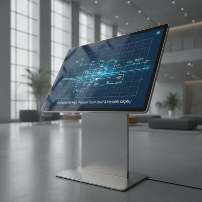 Touch-Genauigkeit 2 mm Interaktive Digital Signage-Produkte für hochpräzise Touch-Eingabe und vielseitige Anzeigemöglichkeiten an öffentlichen Plätzen