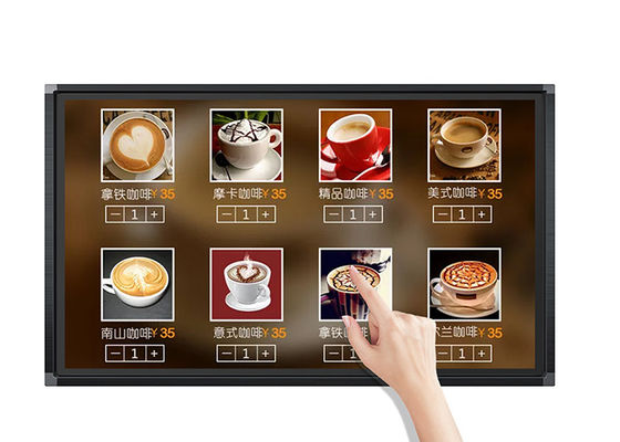 Wand-Montage 32 43 der digitalen Beschilderung 55 Zoll LCD-Noten-Filmwerbung zeigen Android oder Windows an