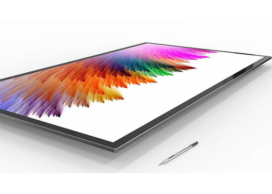 Der digitalen Beschilderung 800 LCD-Bildschirm-Boden-Stand-Kiosk 5g Doppel-WiFi der Nissen-hohen Helligkeits-55 des Zoll-4K