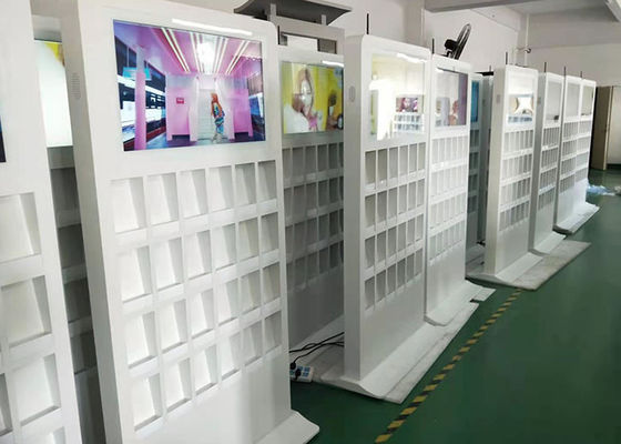 3G Touch Screen 450cd/m2 55in Boden-Stellungs-Passfotoautomat