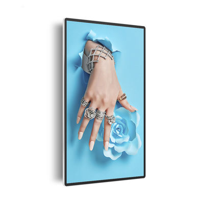 Touch Screen Soems RK3399 der digitalen Beschilderung an der Wand befestigte 500 Helligkeit AC240V VGA